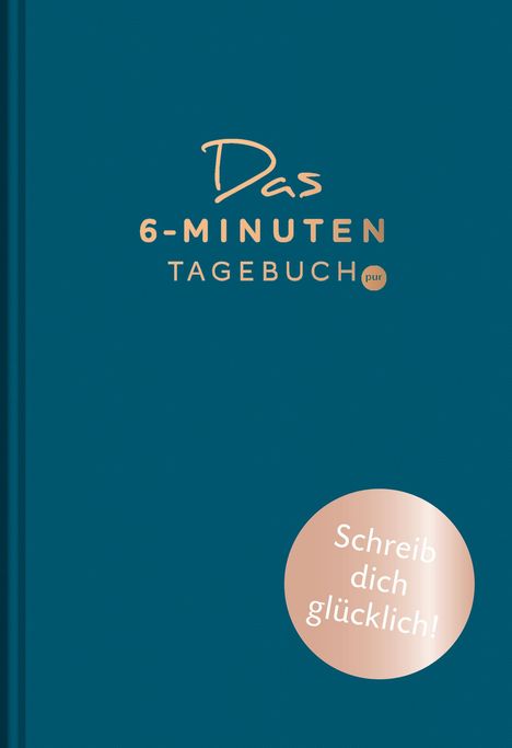 Dominik Spenst: Das 6-Minuten-Tagebuch pur (aquarellblau), Buch