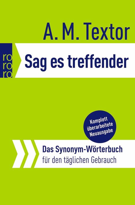 A. M. Textor: Sag es treffender, Buch