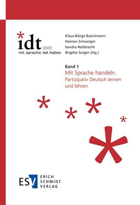 IDT 2022: *mit.sprache.teil.haben - - Band 1: Mit Sprache handeln, Buch