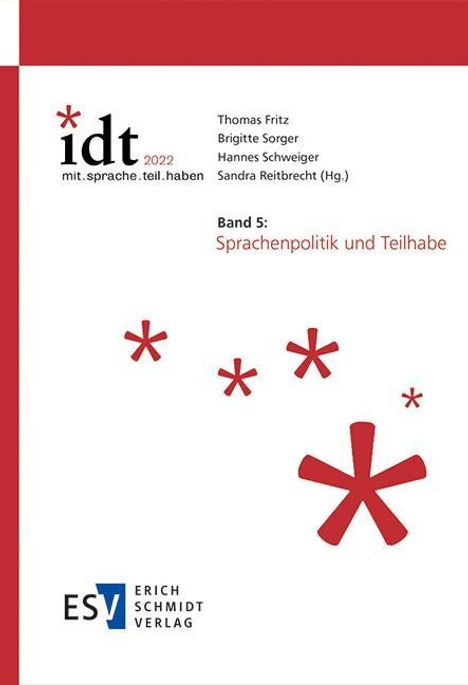 IDT 2022: *mit.sprache.teil.haben Band 5: Sprachenpolitik und Teilhabe, Buch
