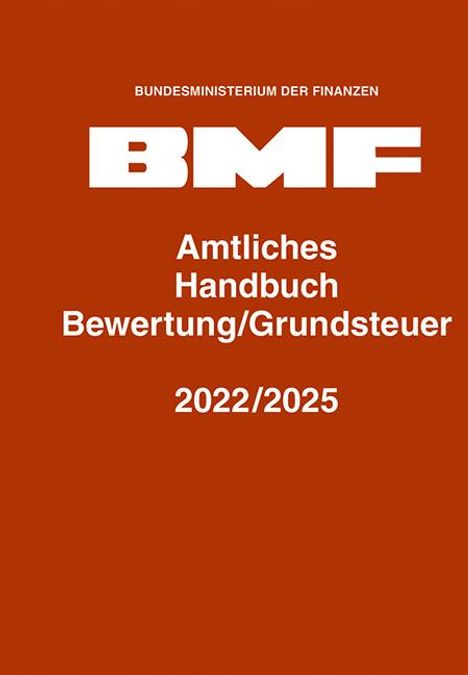 Amtliches Handbuch Bewertung/Grundsteuer 2022/2025, Buch