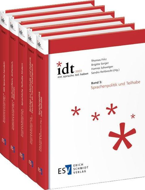 IDT 2022: *mit.sprache.teil.haben Bände 1-5 als Gesamtpaket, Buch