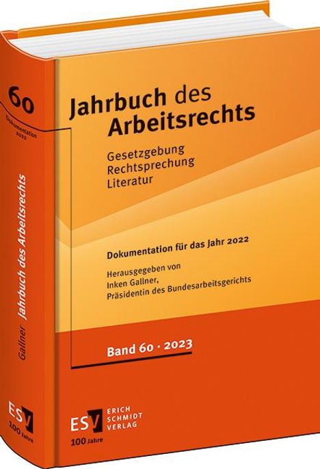 Jahrbuch des Arbeitsrechts, Buch