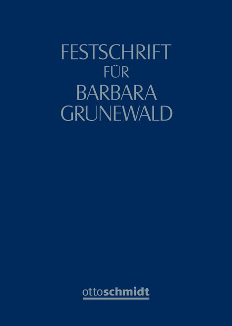 Festschrift für Barbara Grunewald, Buch