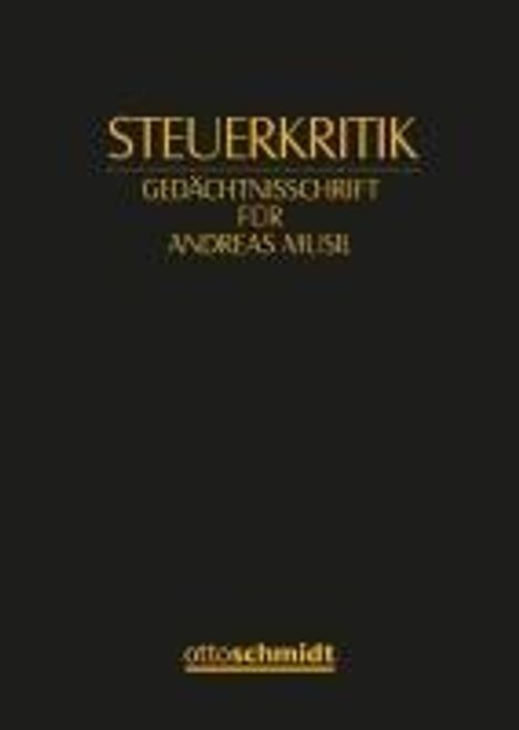 Steuerkritik, Buch