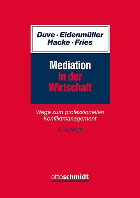 Christian Duve: Mediation in der Wirtschaft, Buch