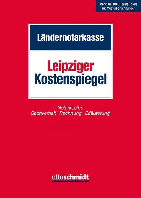 Leipziger Kostenspiegel, Buch