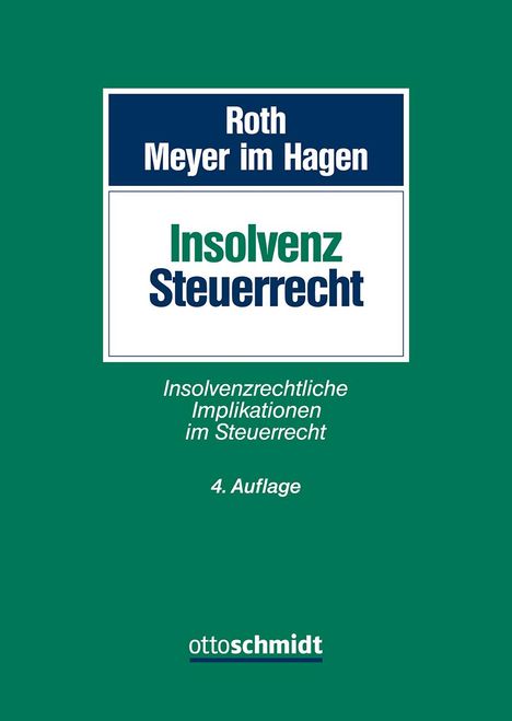 Jan Roth: Insolvenzsteuerrecht, Buch