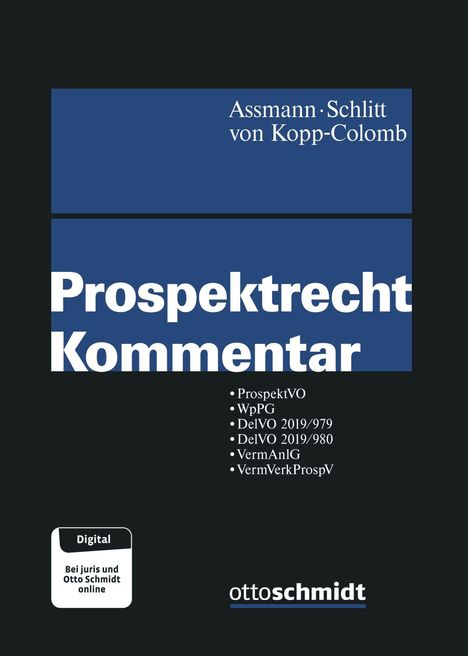 Prospektrecht Kommentar, Buch