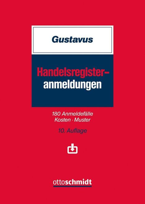 Eckhart Gustavus: Gustavus, E: Handelsregister-Anmeldungen, Buch