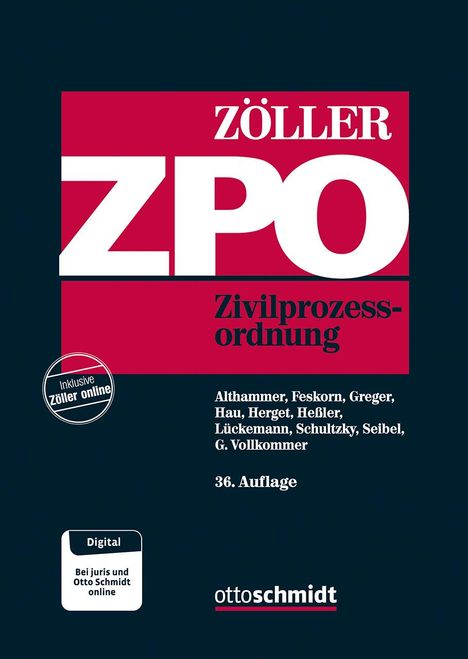 Zivilprozessordnung ZPO, Buch
