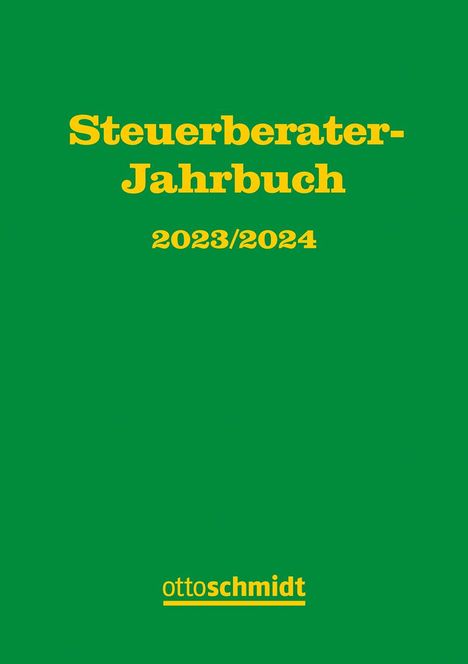 Steuerberater-Jahrbuch 2023/2024, Buch