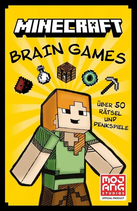 Mojang AB: Minecraft Brain Games. Über 50 Rätsel und Denkspiele, Buch