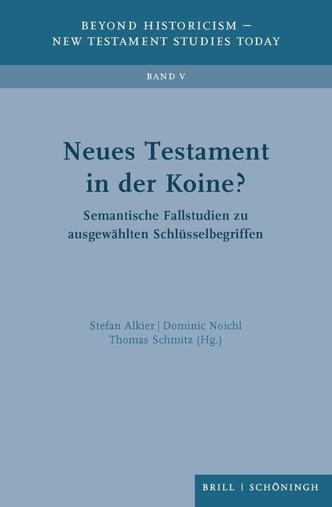 Neues Testament in der Koine?, Buch