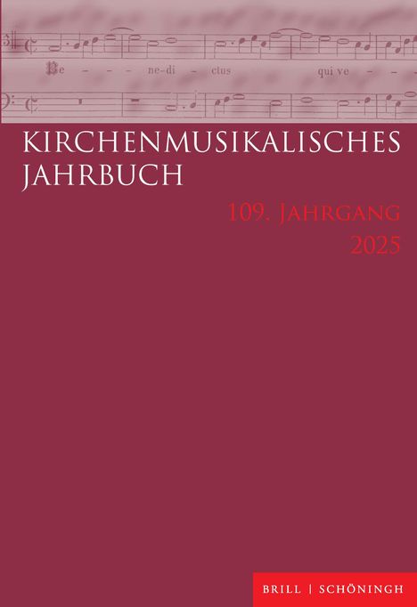 Kirchenmusikalisches Jahrbuch 109. Jahrgang 2025, Buch
