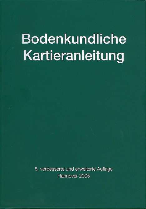 Bodenkundliche Kartieranleitung, Buch