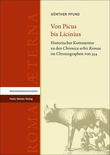 Günther Pfund: Von Picus bis Licinius, Buch