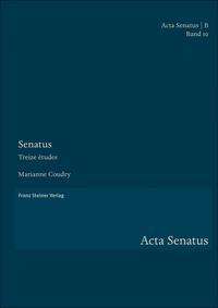 Marianne Coudry: Coudry, M: Senatus, Buch