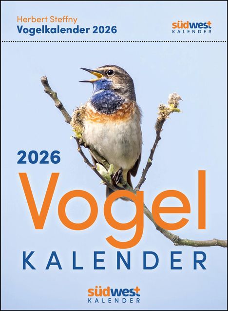 Herbert Steffny: Vogelkalender 2026 - Tagesabreißkalender zum Aufstellen oder Aufhängen, Kalender