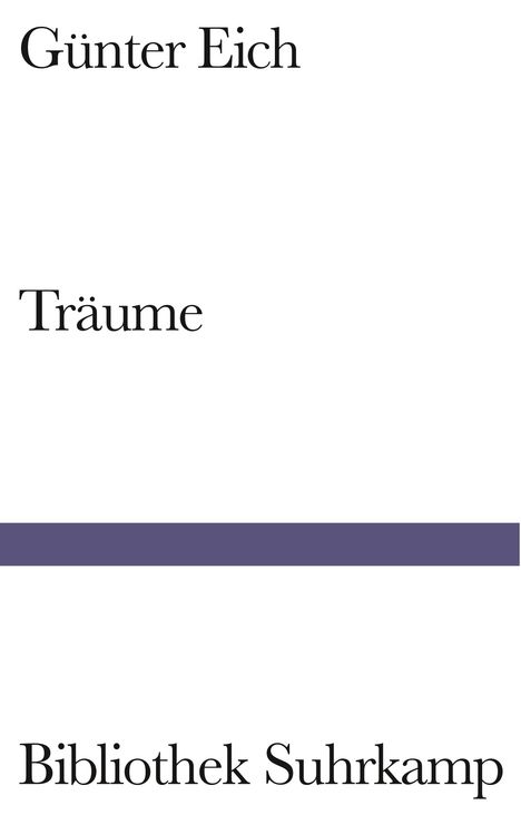 Günter Eich: Träume, Buch