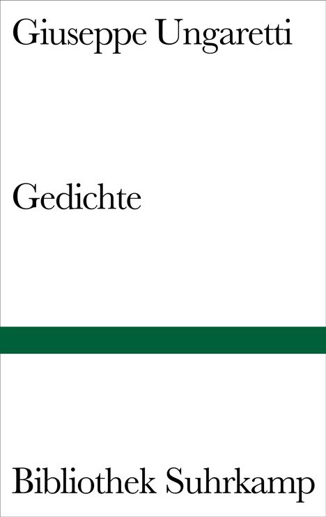 Giuseppe Ungaretti: Gedichte, Buch