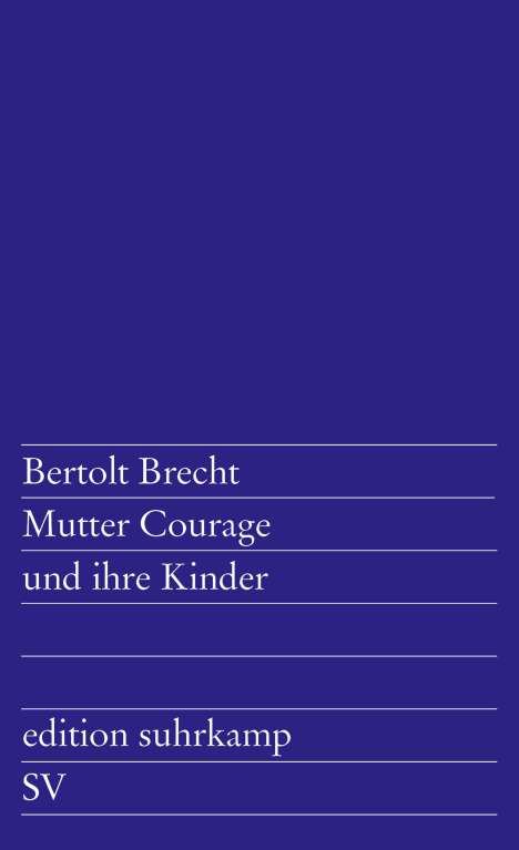 Bertolt Brecht: Mutter Courage und ihre Kinder, Buch