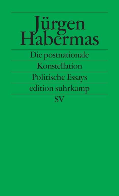 Jürgen Habermas: Habermas, J: postnat. Konstell., Buch