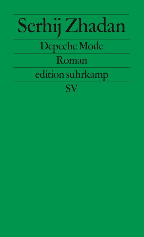 Serhij Zhadan: Depeche Mode, Buch