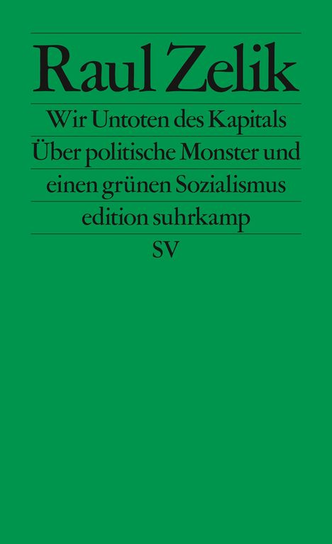 Raul Zelik: Wir Untoten des Kapitals, Buch