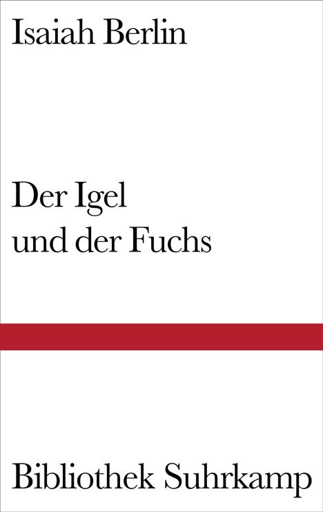Isaiah Berlin: Der Igel und der Fuchs, Buch