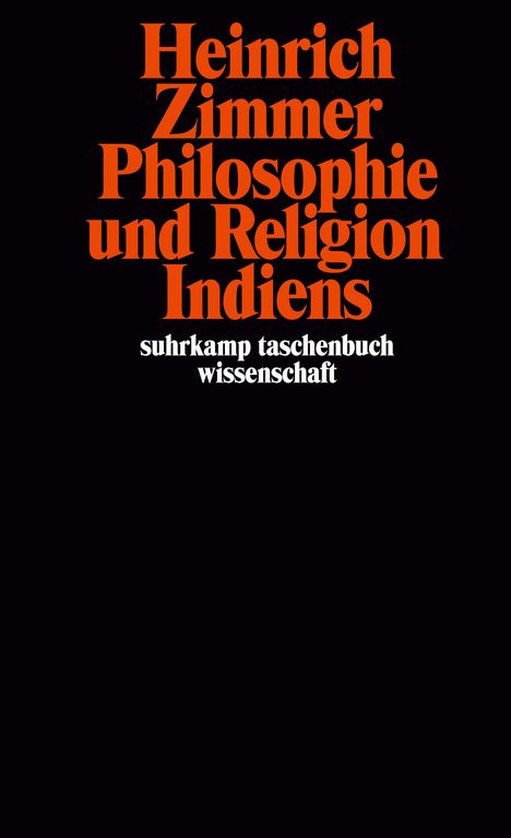 Heinrich Zimmer: Philosophie und Religion Indiens, Buch