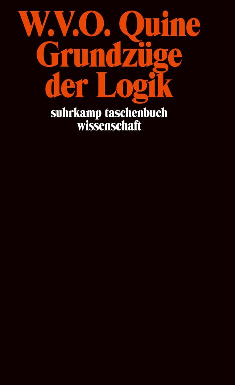 Willard van Orman Quine: Grundzüge der Logik, Buch