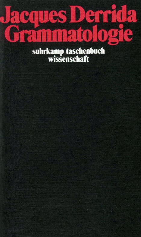 Jacques Derrida: Grammatologie, Buch