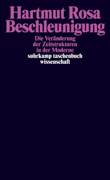 Hartmut Rosa: Beschleunigung, Buch