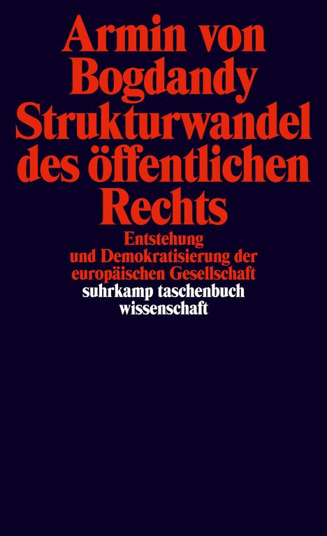 Armin Von Bogdandy: Strukturwandel des öffentlichen Rechts, Buch