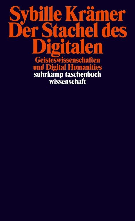 Sybille Krämer: Der Stachel des Digitalen, Buch