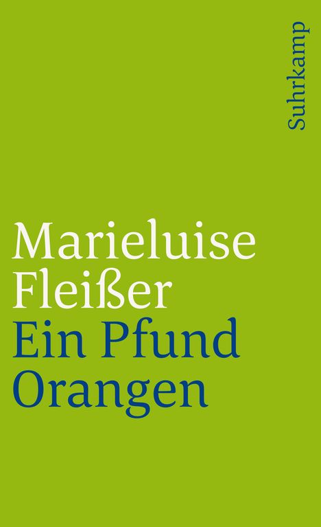 Marieluise Fleißer: Ein Pfund Orangen, Buch