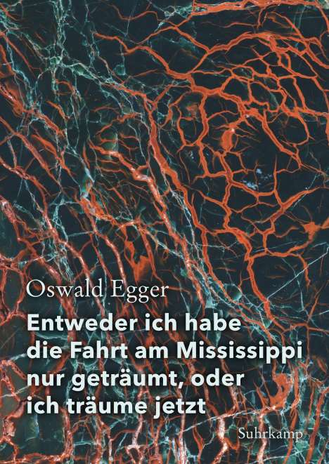 Oswald Egger: Entweder ich habe die Fahrt am Mississippi nur geträumt, oder ich träume jetzt, Buch