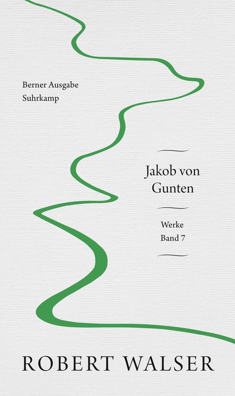 Robert Walser: Werke. Berner Ausgabe, Buch