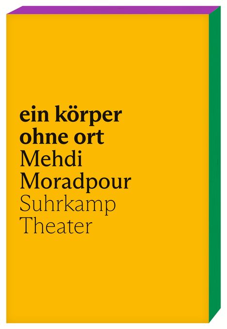 Mehdi Moradpour: ein körper ohne ort, Buch