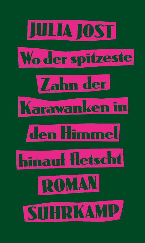 Julia Jost: Wo der spitzeste Zahn der Karawanken in den Himmel hinauf fletscht, Buch