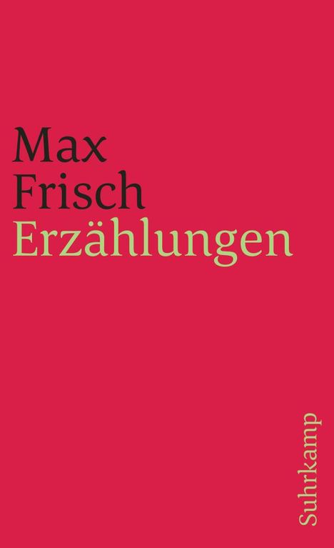 Max Frisch: Erzählungen, Buch