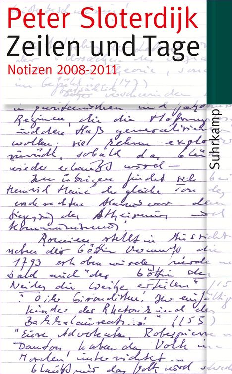 Peter Sloterdijk: Zeilen und Tage, Buch