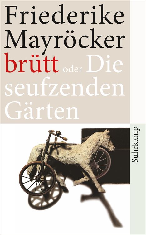 Friederike Mayröcker: brütt oder Die seufzenden Gärten, Buch