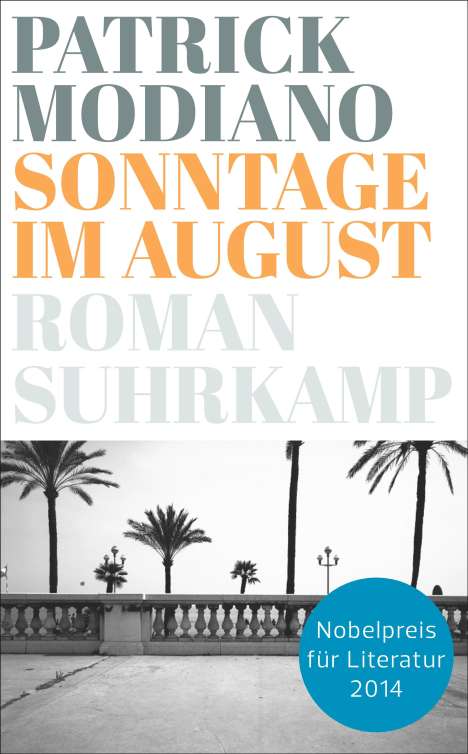 Patrick Modiano: Sonntage im August, Buch