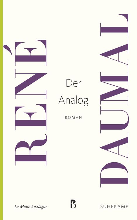 René Daumal: Der Analog, Buch