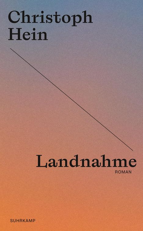 Christoph Hein: Landnahme, Buch