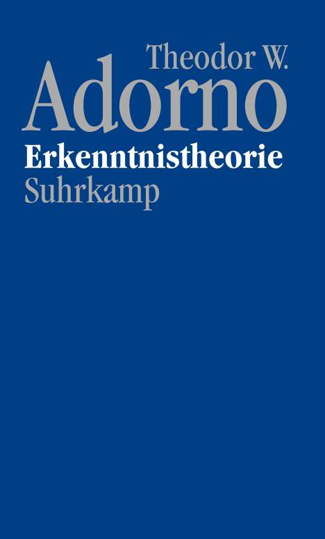 Theodor W. Adorno: Nachgelassene Schriften. Abteilung IV: Vorlesungen, Buch