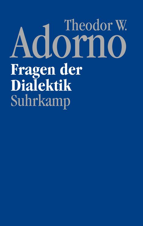 Theodor W. Adorno (1903-1969): Nachgelassene Schriften. Abteilung IV: Vorlesungen, Buch