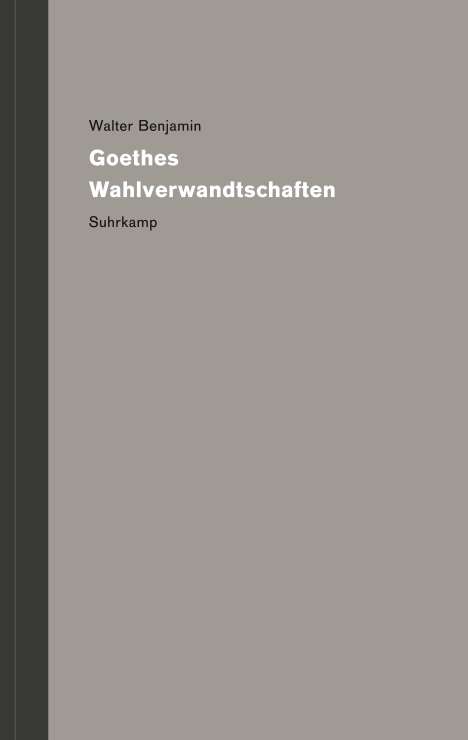 Walter Benjamin: Werke und Nachlaß. Kritische Gesamtausgabe, Buch